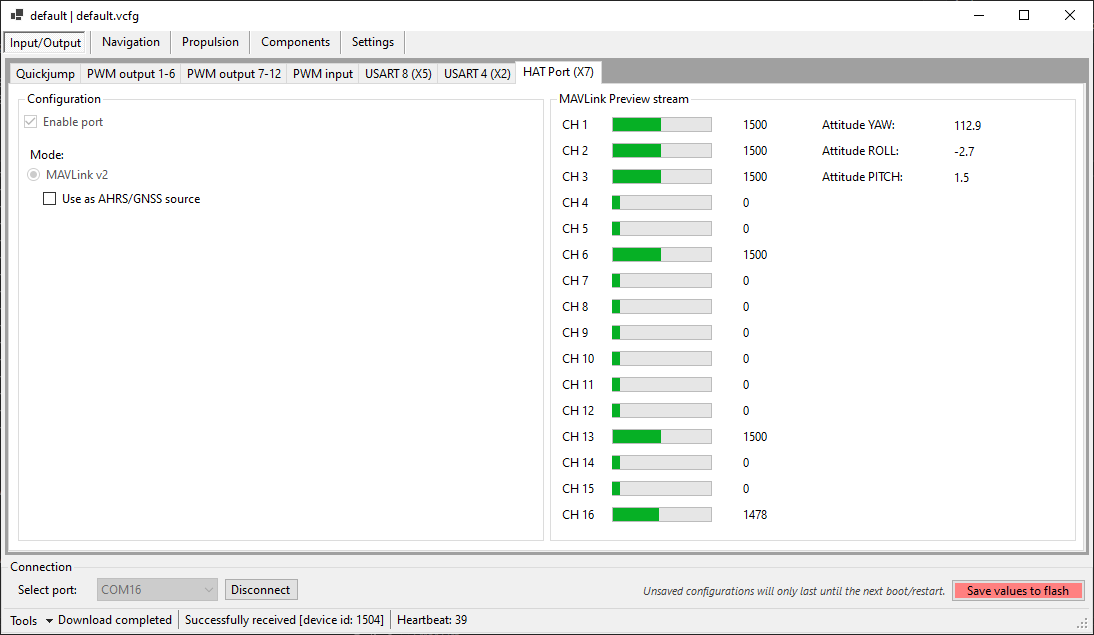 preview mavlink